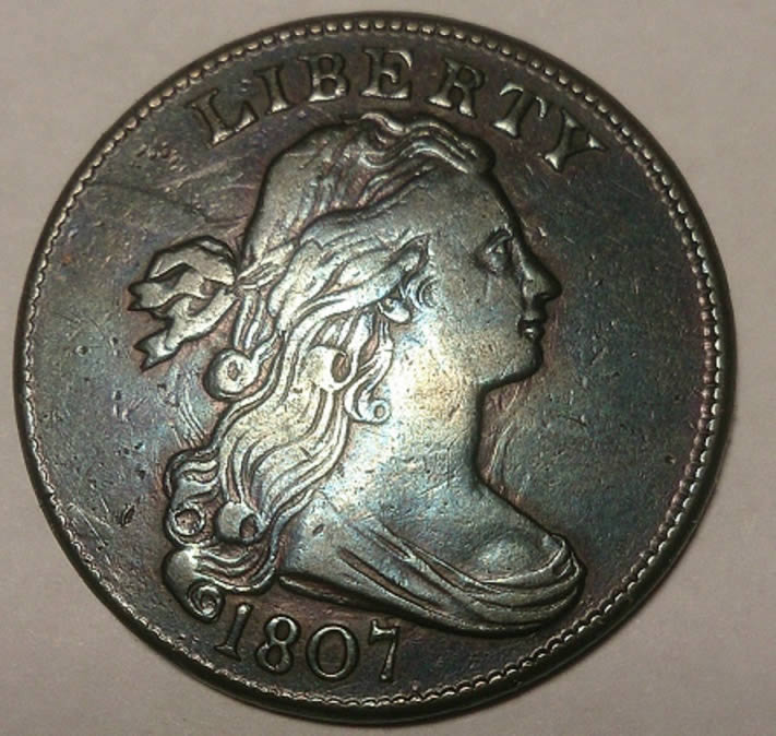 1807-Large-Cent-Small-Fraction-With-Comet--S271-VF-35